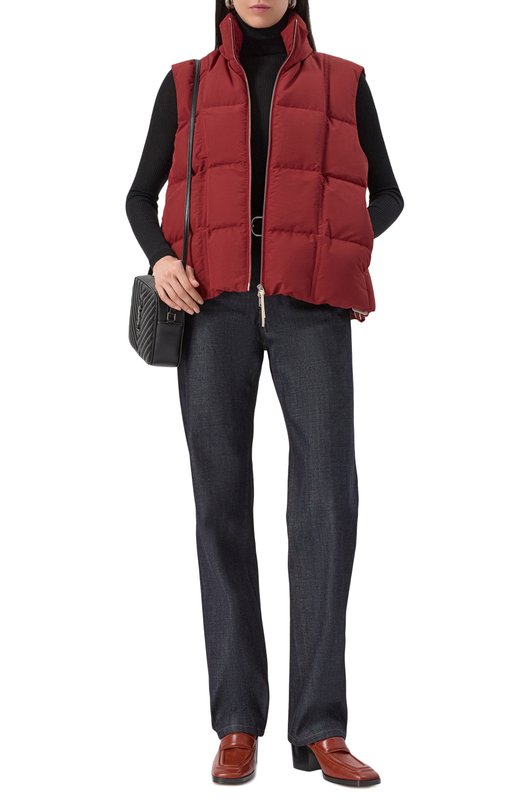 Пуховый жилет Jil Sander J40AF0169-J74276 Красный  J40AF0169-J74276 Фото 2
