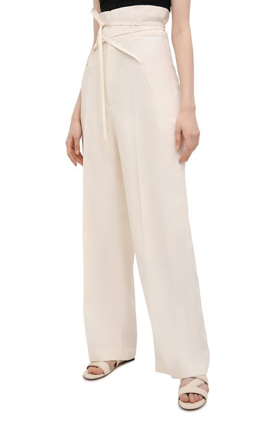 Льняные брюки JACQUEMUS, арт. 211PA05/101110, фото 3