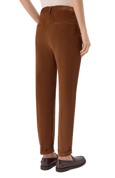 Вельветовые брюки KITON коричневого цвета по цене 158000 руб., арт. D50105K0133G, фото 4 Вельветовые брюки KITON, арт. D50105K0133G, фото 4