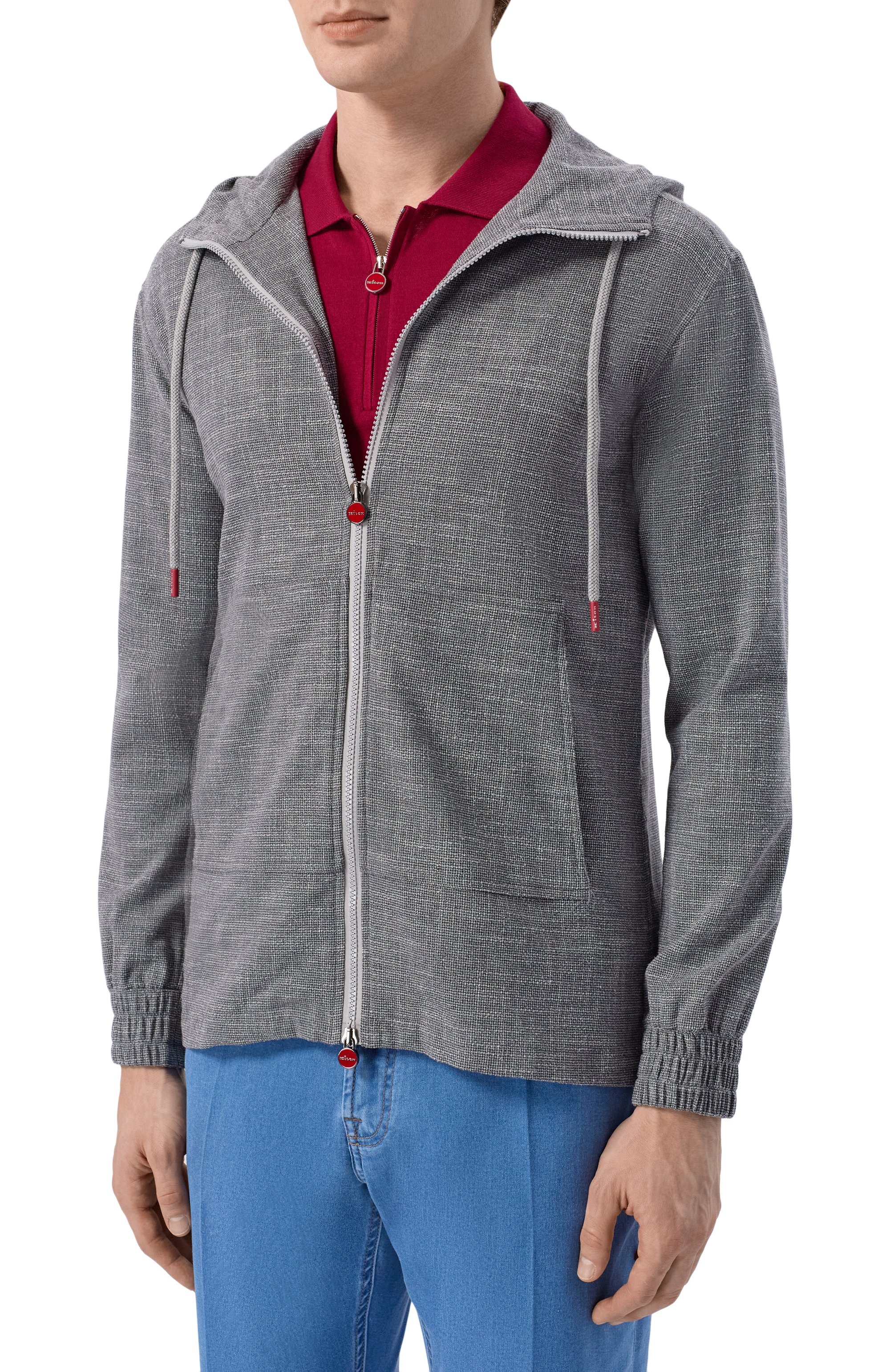 Толстовка из шерсти и шелка KITON, арт. UMC010K0615E05, фото 3