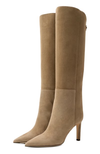 Женские замшевые сапоги alizze 85 JIMMY CHOO, арт. F_AL.EA/IZ/ZE KB 85/SUE