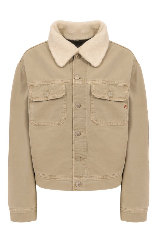Хлопковая куртка Replay W7960 .000.85424 Бежевый W7960 .000.85424
