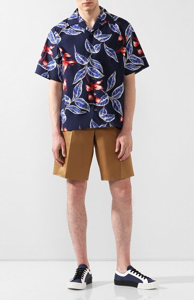 Текстильные кеды PRADA, арт. 2EG302-89C-F0E7M, фото 2