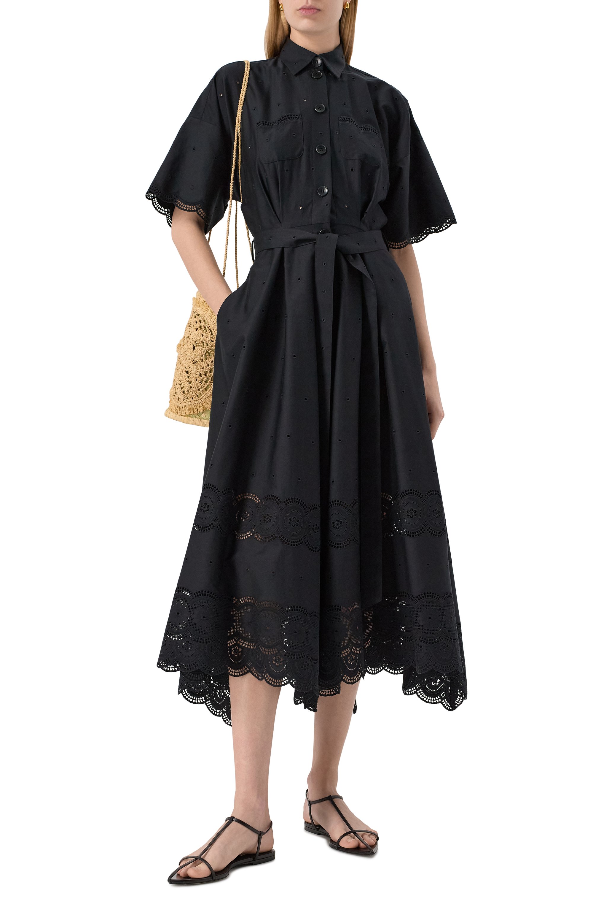 Хлопковое платье VIKA GAZINSKAYA, арт. SS25-13234, фото 2