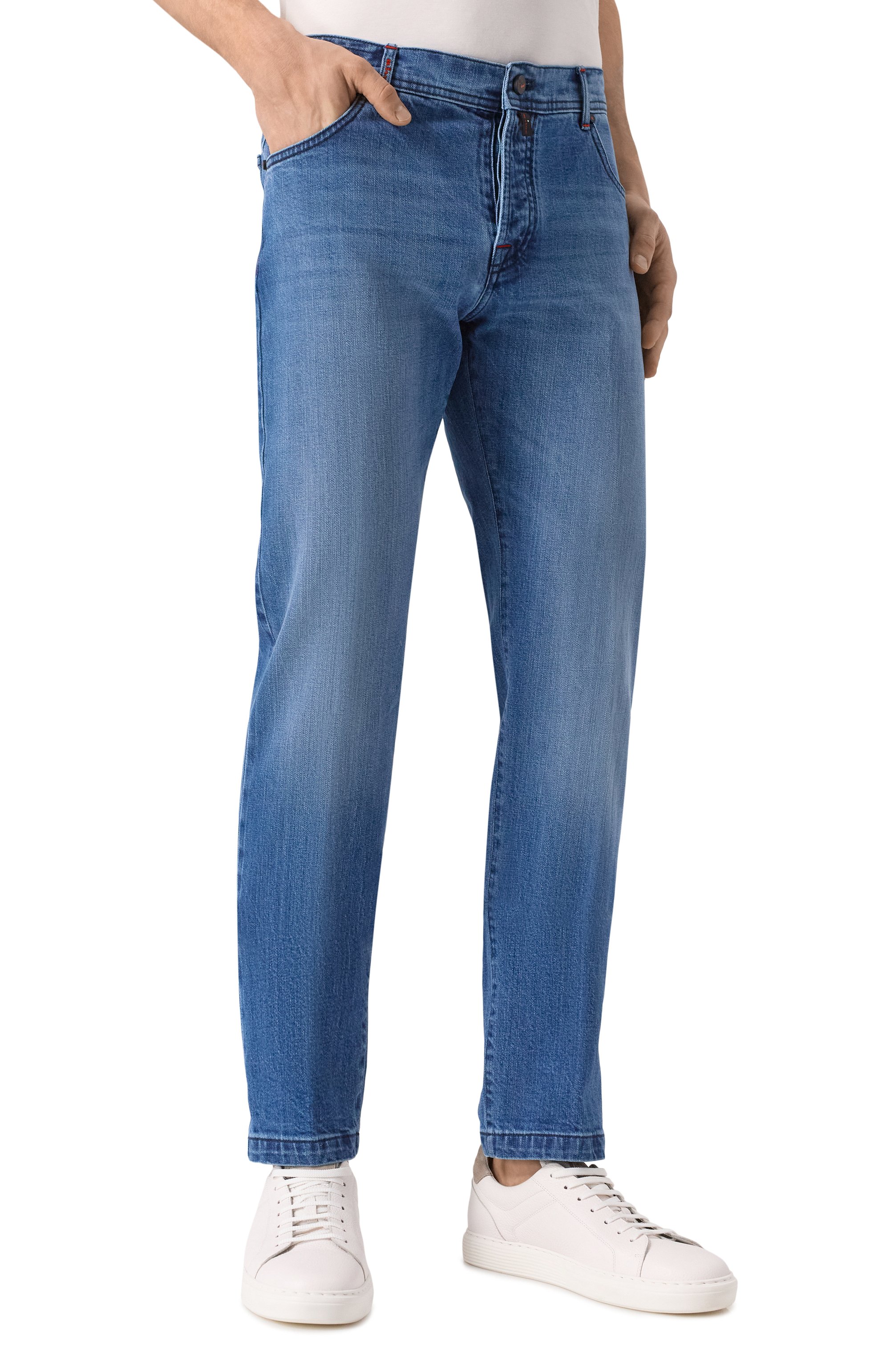 Джинсы KITON синего цвета по цене 199500 руб., арт. UPNJSK0625F01, фото 3 Джинсы KITON, арт. UPNJSK0625F01, фото 3