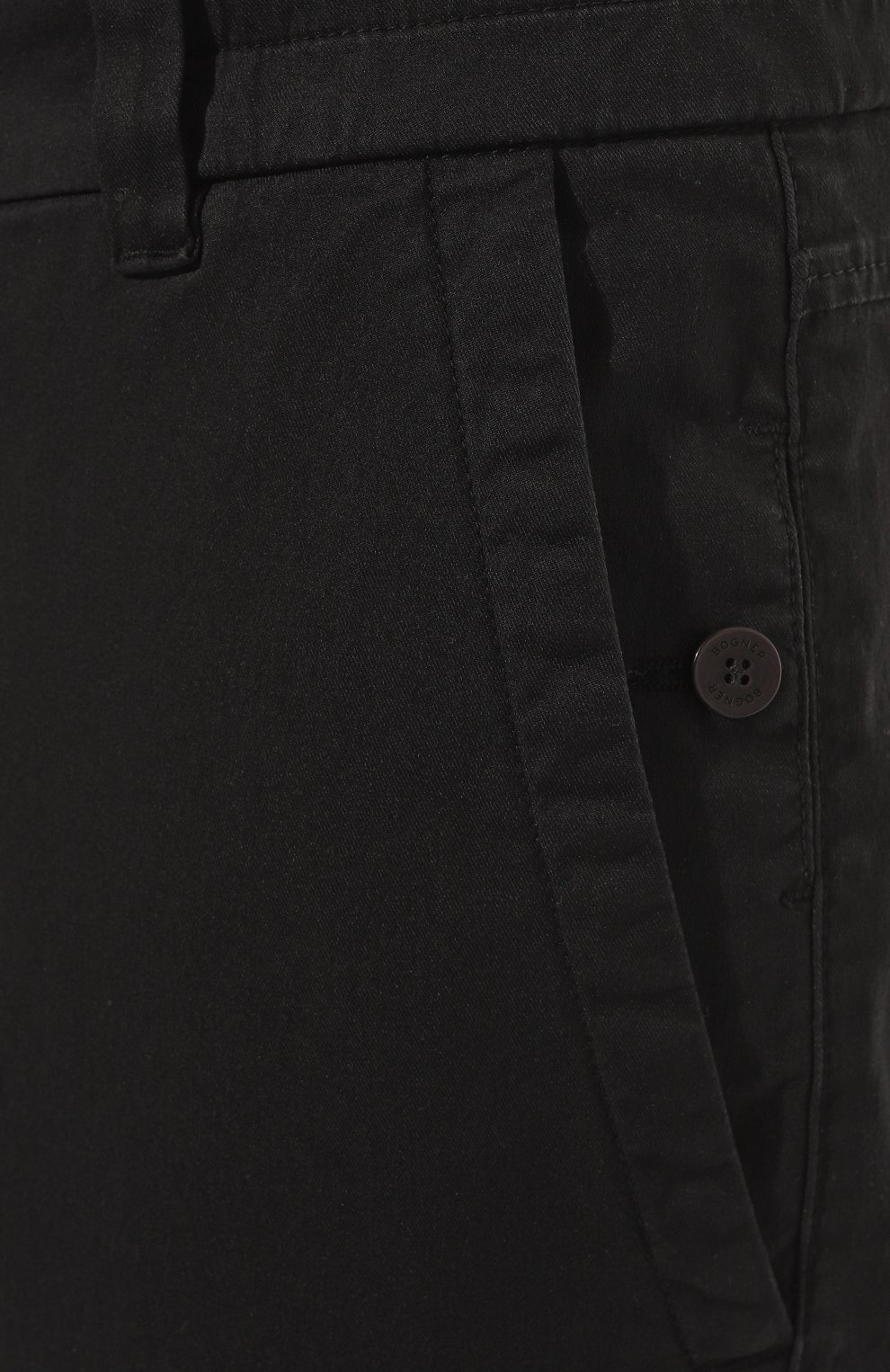 Хлопковые джоггеры BOGNER черного цвета по цене 24700 руб., арт. 18007252, фото 5 Хлопковые джоггеры BOGNER, арт. 18007252, фото 5