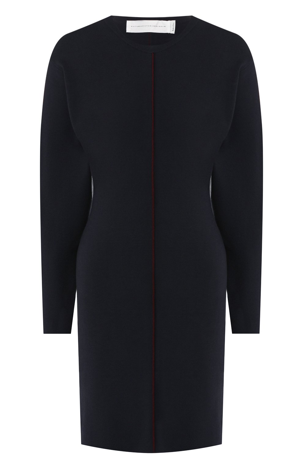 Платье VICTORIA, VICTORIA BECKHAM темно-синего цвета по цене 43900 руб., арт. KDVV 040 PAW19 VISC0SE BLEND, фото 1 Платье VICTORIA, VICTORIA BECKHAM, арт. KDVV 040 PAW19 VISC0SE BLEND, фото 1