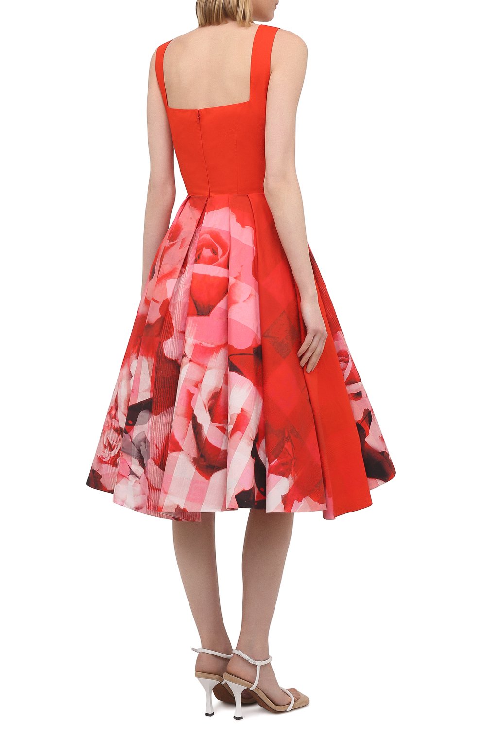Хлопковое платье ALEXANDER MCQUEEN, арт. 651668/QCACD, фото 4