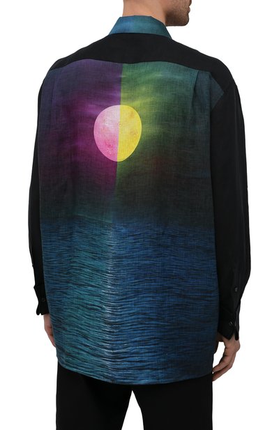 Льняная рубашка loewe x paula's ibiza LOEWE разноцветного цвета по цене 94500 руб., арт. H616Y05X04, фото 4 Льняная рубашка loewe x paula's ibiza LOEWE, арт. H616Y05X04, фото 4