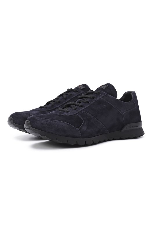 Замшевые кроссовки Kiton USSA114N0010801 Синий USSA114N0010801