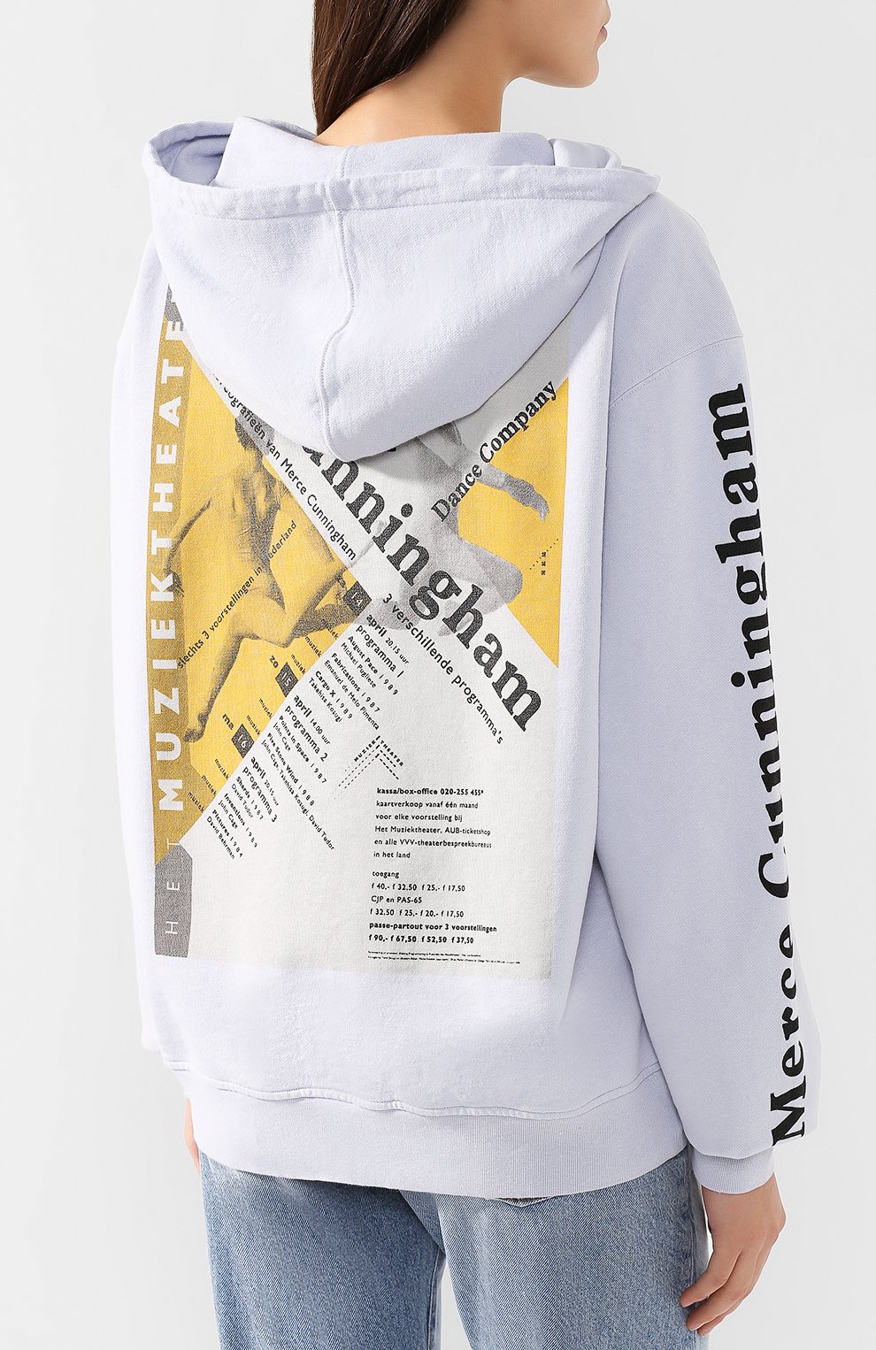 Хлопковое худи ACNE STUDIOS голубого цвета по цене 28000 руб., арт. AI0023, фото 4 Хлопковое худи ACNE STUDIOS, арт. AI0023, фото 4