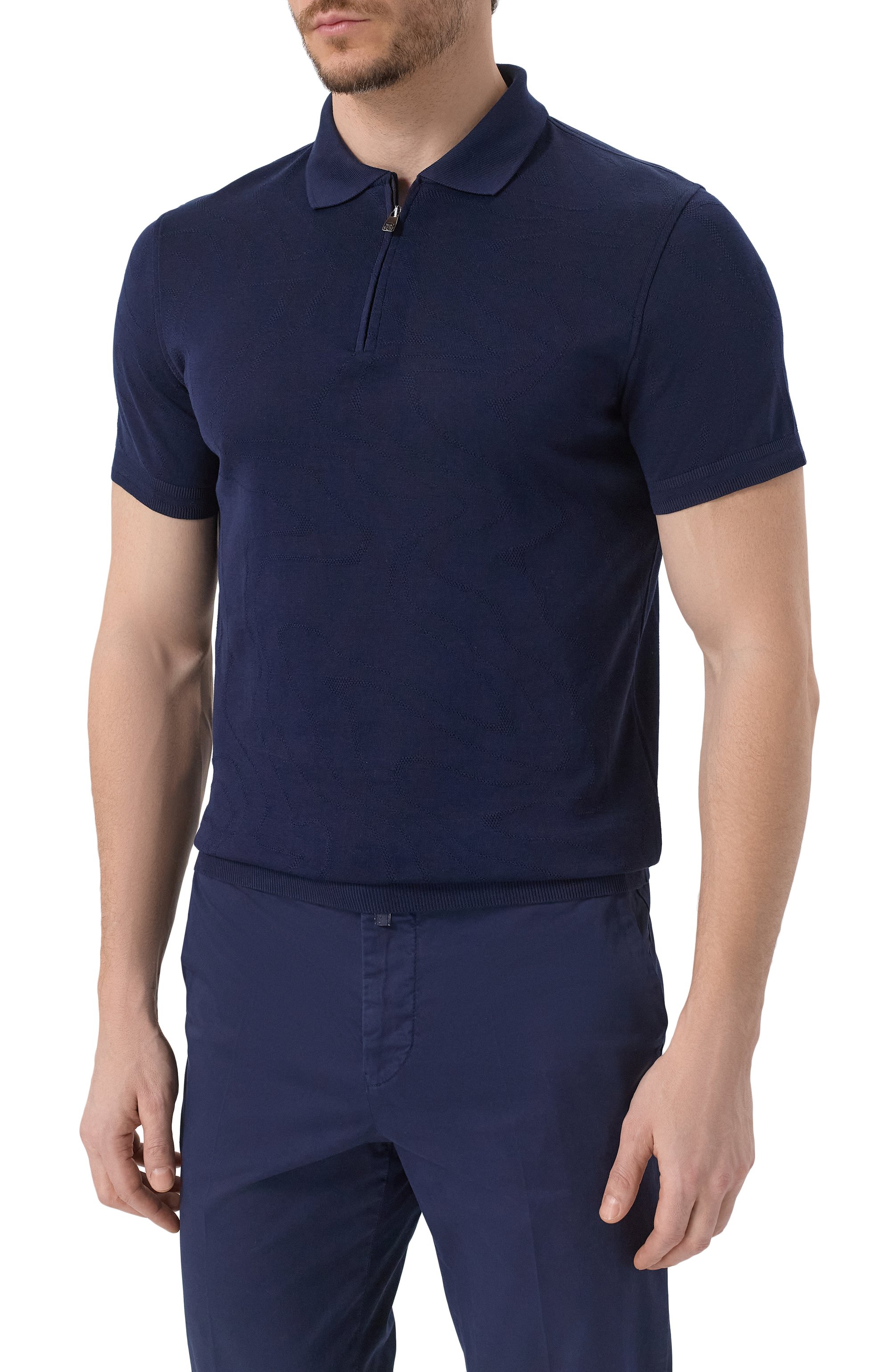 Хлопковое поло CORNELIANI, арт. 25G520-2525009, фото 3