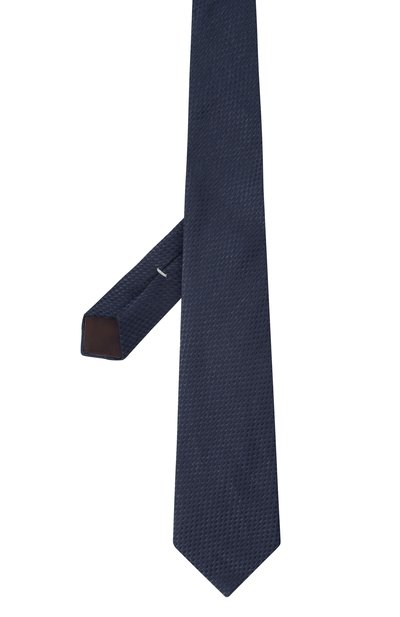 Галстук изо льна и хлопка CANALI, арт. 18/HJ04182, фото 3