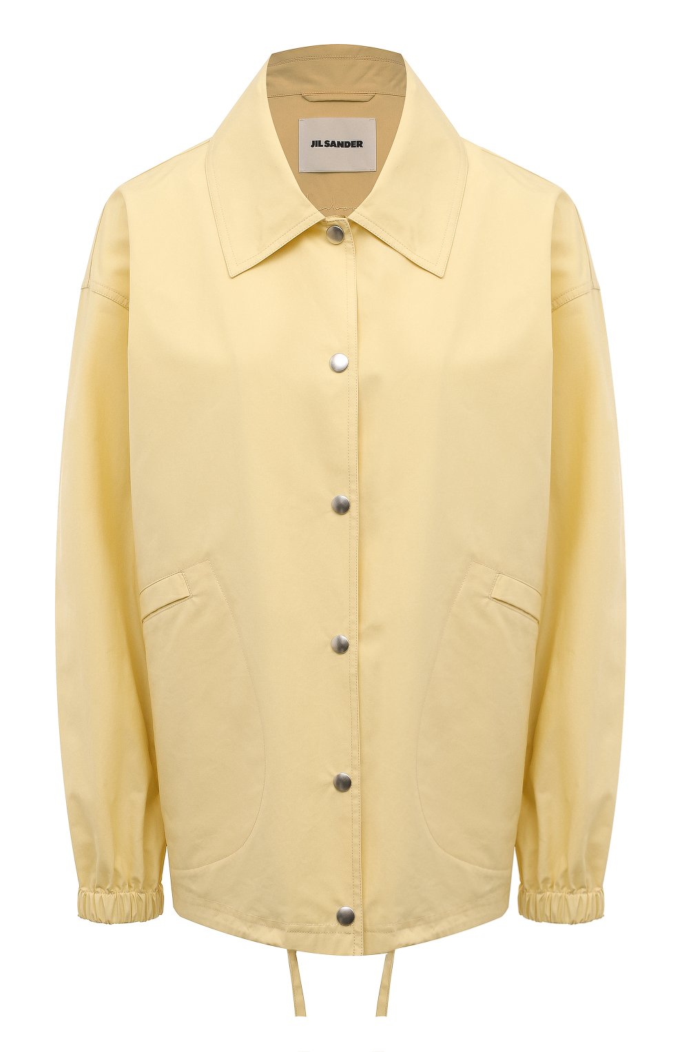 Хлопковая куртка JIL SANDER желтого цвета по цене 161500 руб., арт. J04AM0001-J45063, фото 1 Хлопковая куртка JIL SANDER, арт. J04AM0001-J45063, фото 1