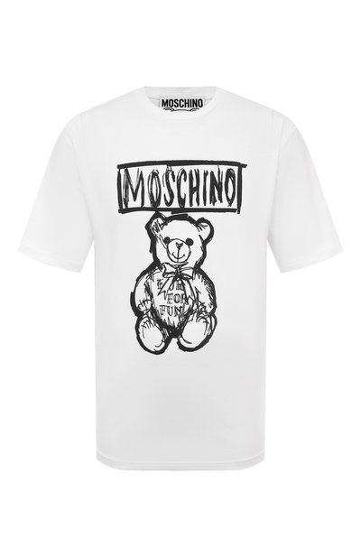 Мужская хлопковая футболка MOSCHINO, арт. V0711/7041