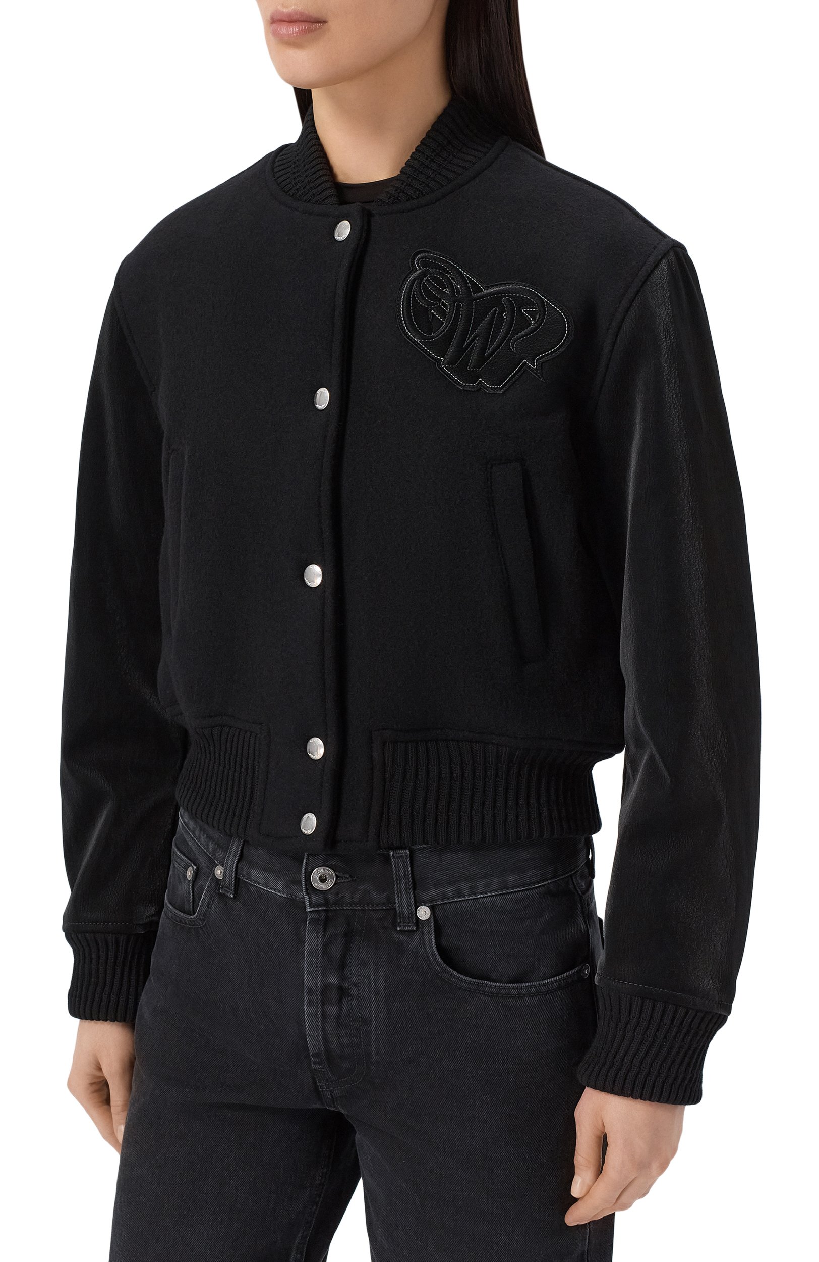 Шерстяной бомбер OFF-WHITE, арт. 2FG00403T, фото 3