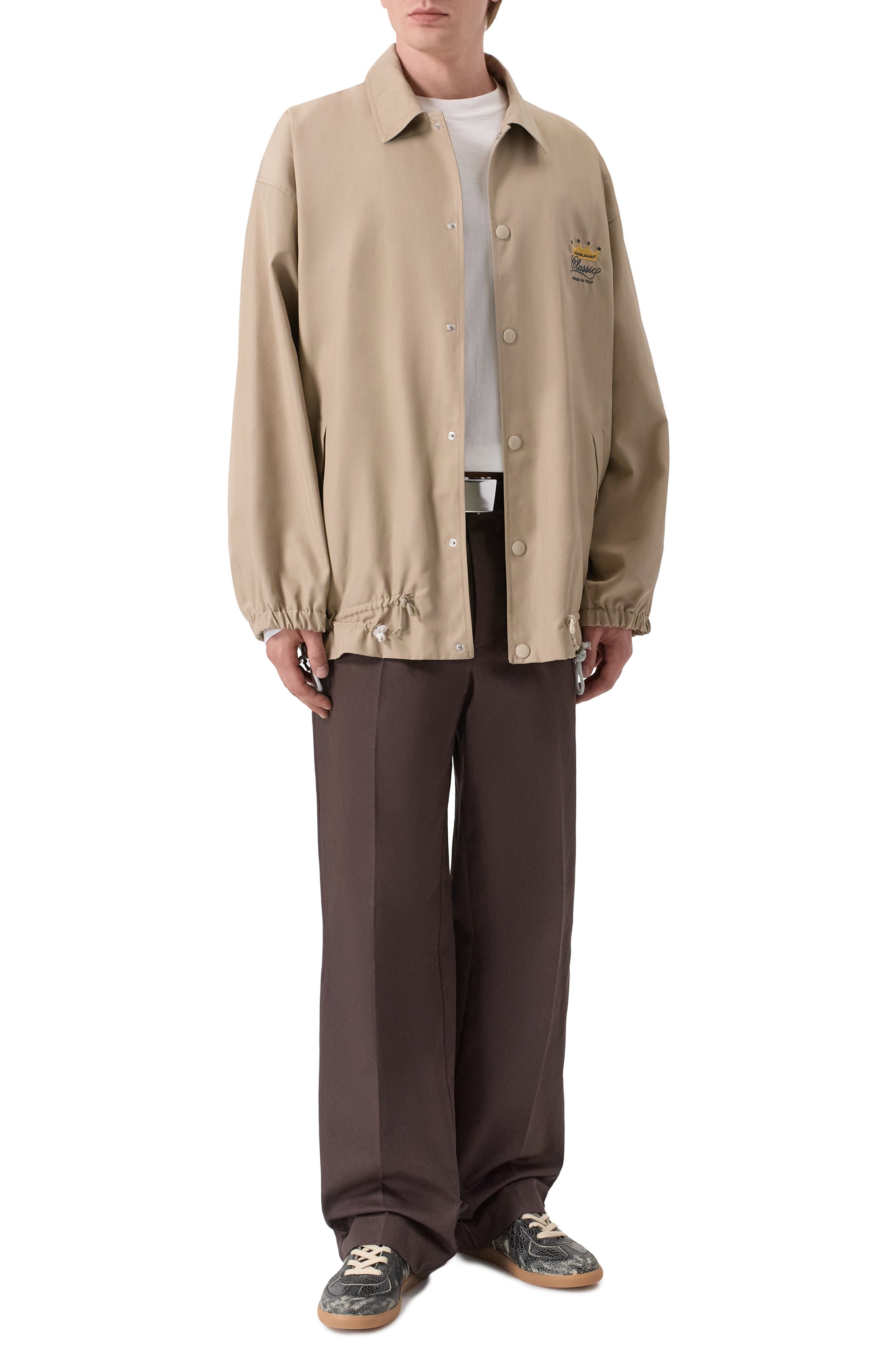 Куртка-рубашка MAGLIANO бежевого цвета по цене 111000 руб., арт. MGSS260W02016, фото 2 Куртка-рубашка MAGLIANO, арт. MGSS260W02016, фото 2