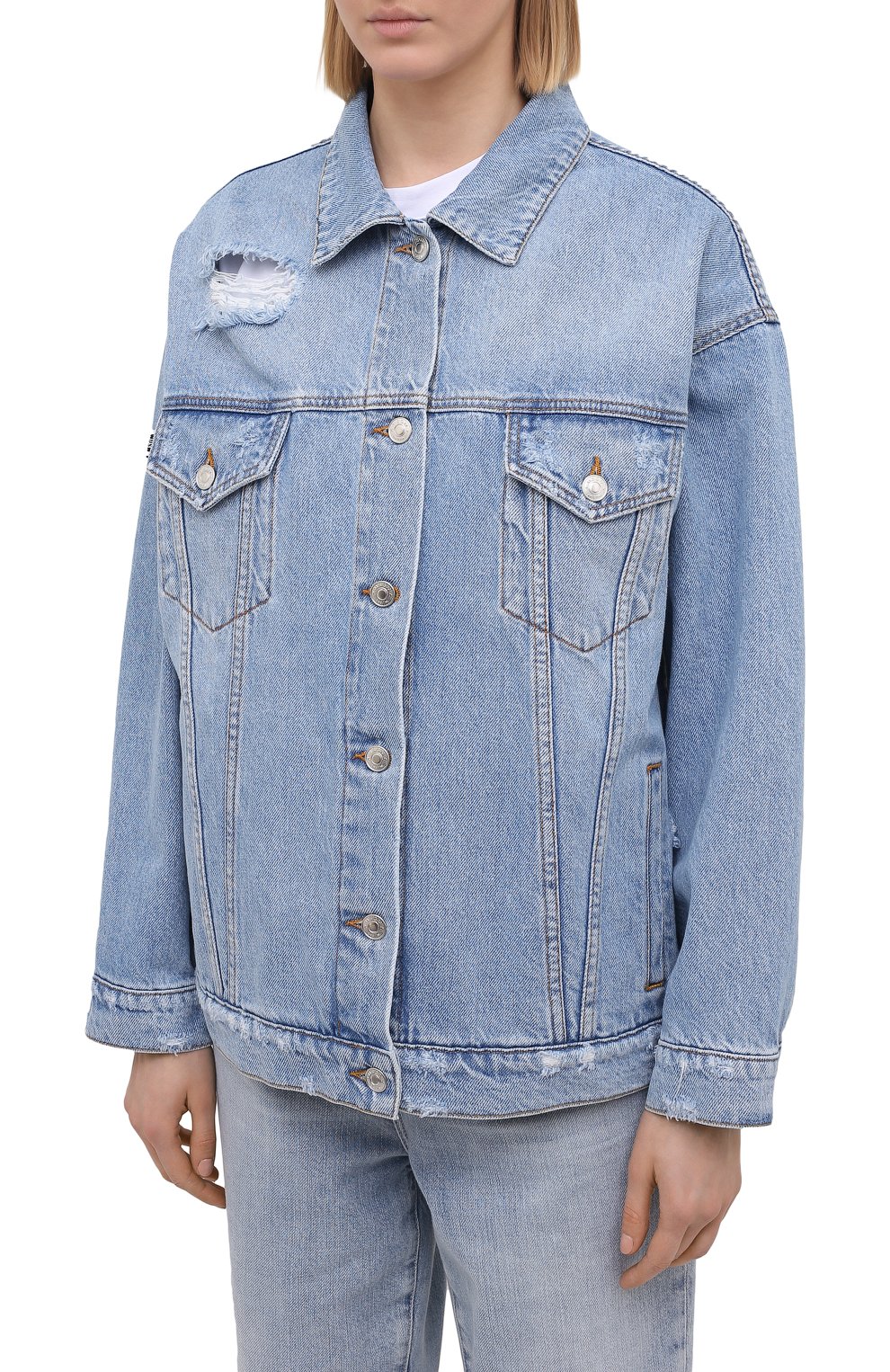 Джинсовая куртка MSGM, арт. 3041MDH42LX 217276, фото 3