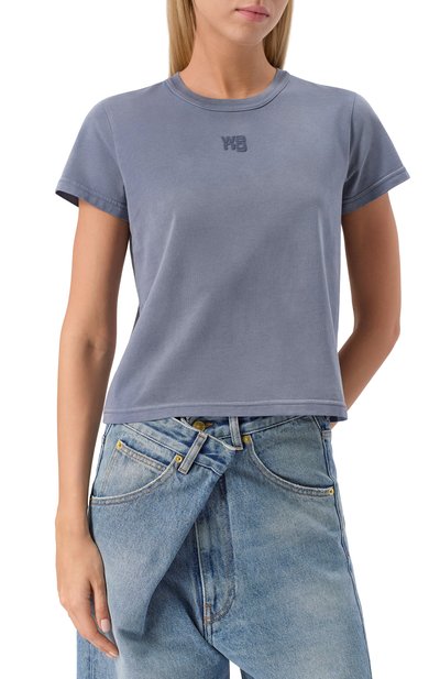 Хлопковая футболка ALEXANDERWANG.T, арт. 4CC3241521, фото 3