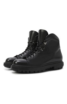 Кожаные ботинки SANTONI, арт. MGSM18369NERXT02N01/0UTLET SS23, фото 1