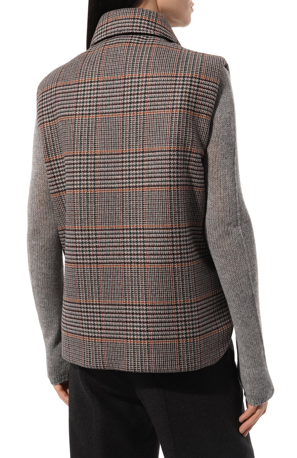 Жилет из шерсти и кашемира PRADA, арт. P501M-1ZR4-F0342-212, фото 4