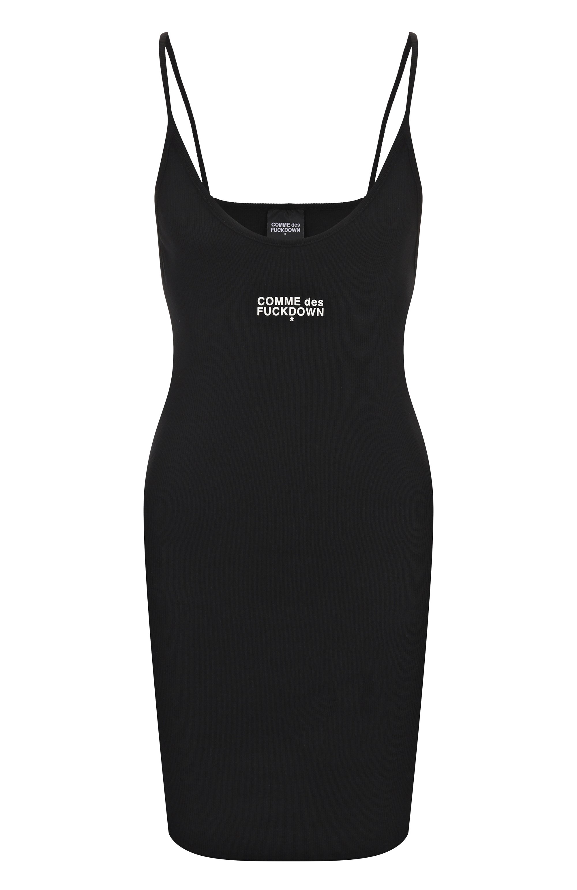Хлопковое платье COMME DES FUCKDOWN, арт. CFABW01252, фото 1