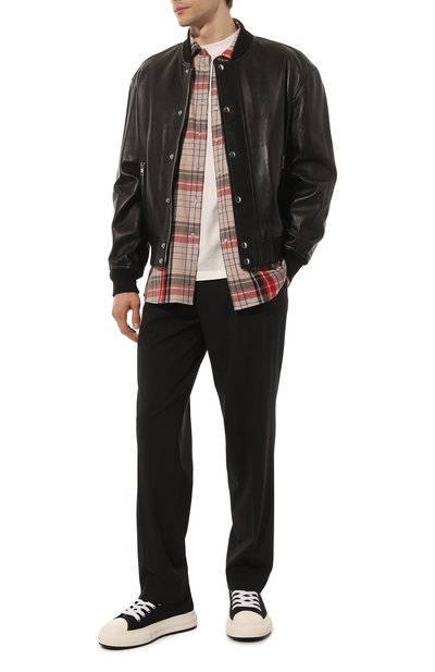 Текстильные кеды berlin DSQUARED2 черного цвета по цене 49950 руб., арт. SNM0290/00306602, фото 2 Текстильные кеды berlin DSQUARED2, арт. SNM0290/00306602, фото 2