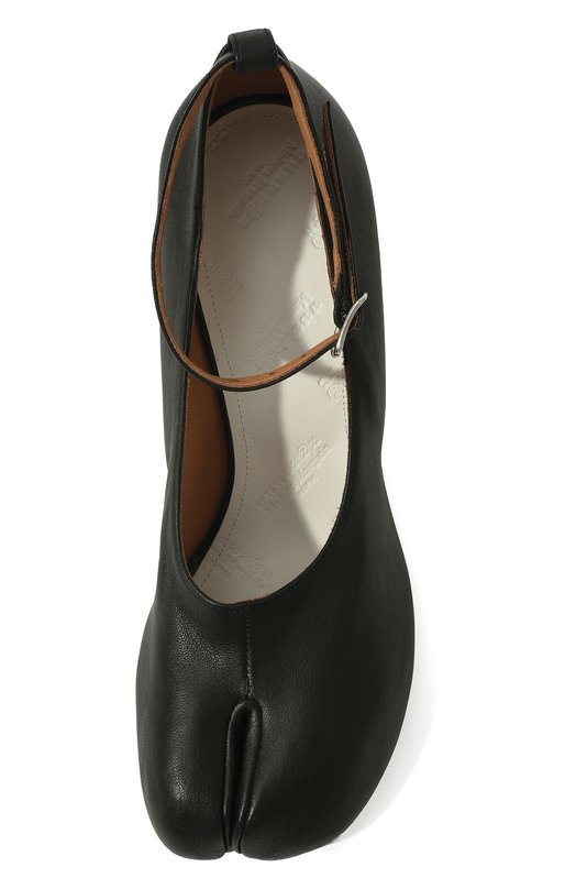 Кожаные туфли Court Maison Margiela S34WL0021/P3753 Чёрный  S34WL0021/P3753 Фото 6