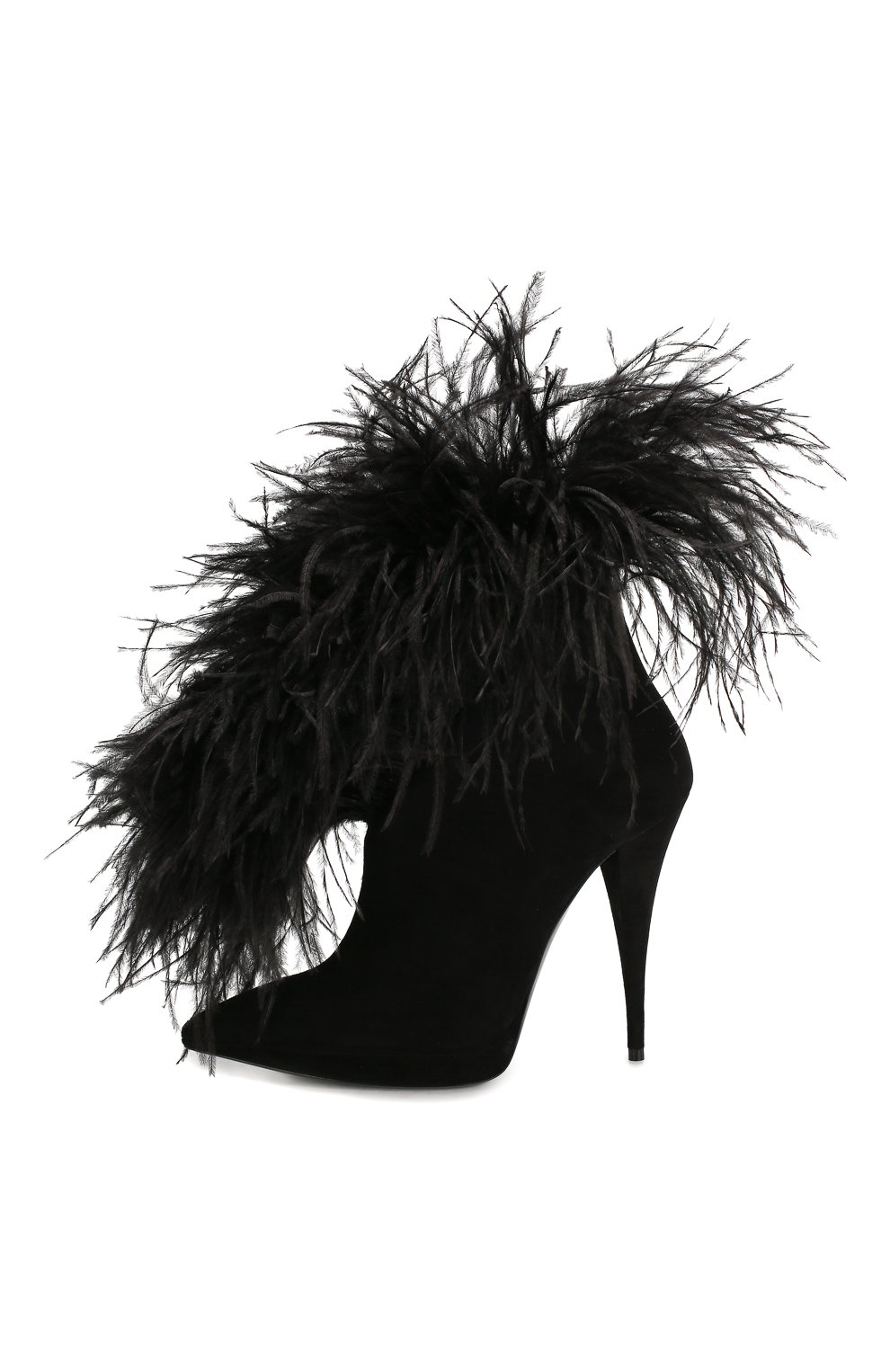 Замшевые ботильоны lily SAINT LAURENT, арт. 592209/L1B10, фото 3