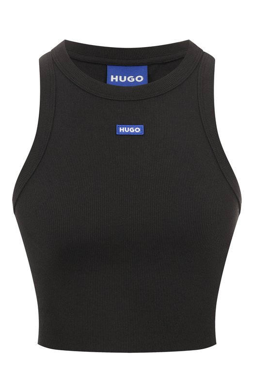 Хлопковый топ HUGO Blue 50511450 Чёрный 50511450