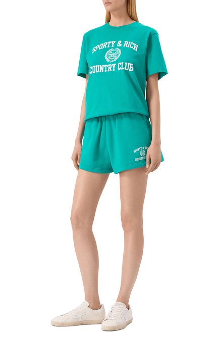 Женская хлопковая футболка SPORTY AND RICH, арт. T0089625218GR37