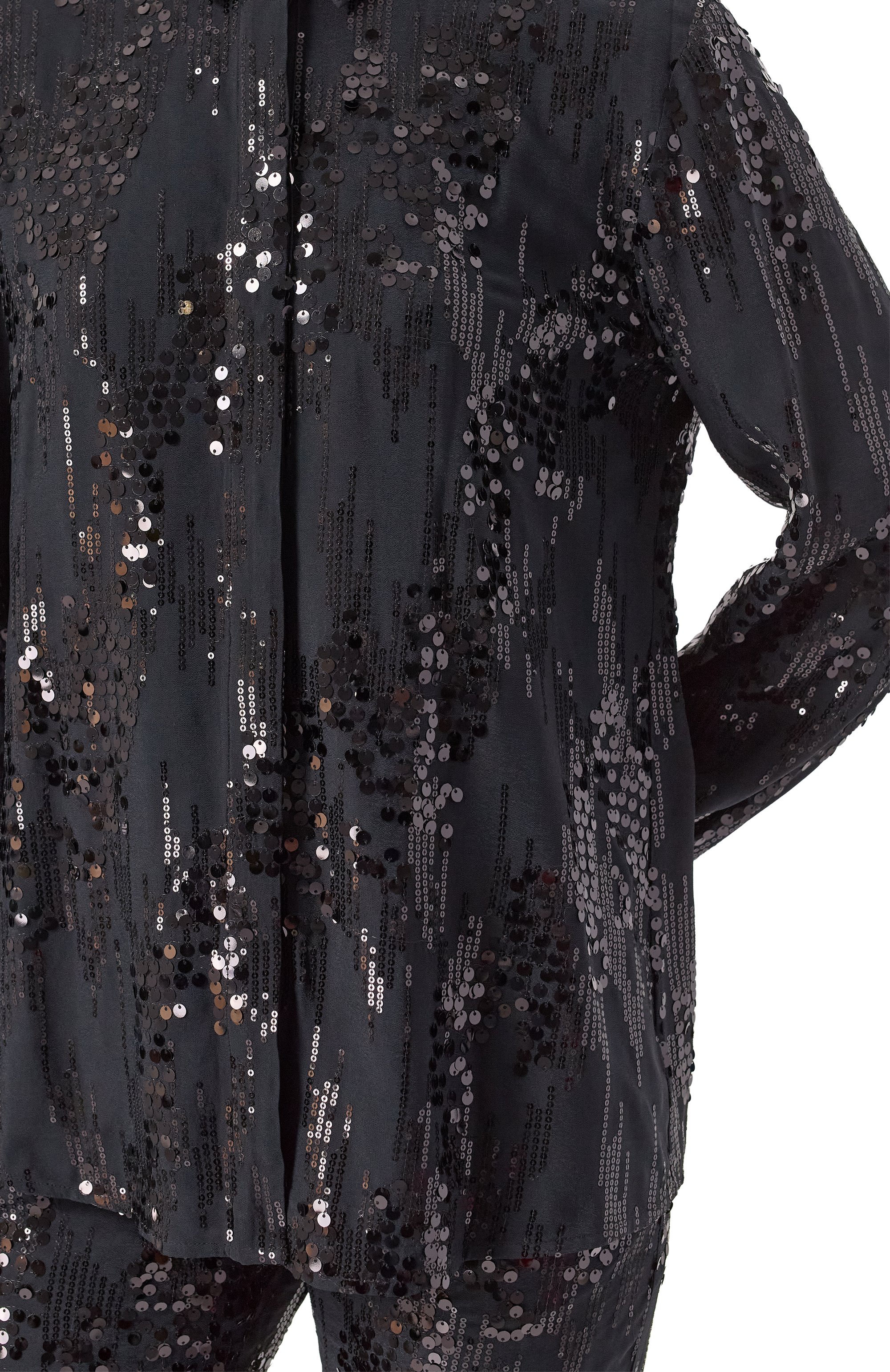 Блузка с отделкой пайетками THE KOOPLES, арт. FCCL30016K, фото 5