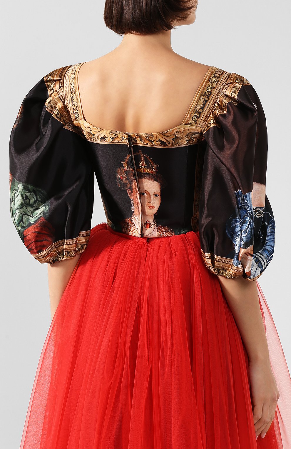 Шелковый топ DOLCE & GABBANA, арт. F73T8T/GDQ09, фото 4