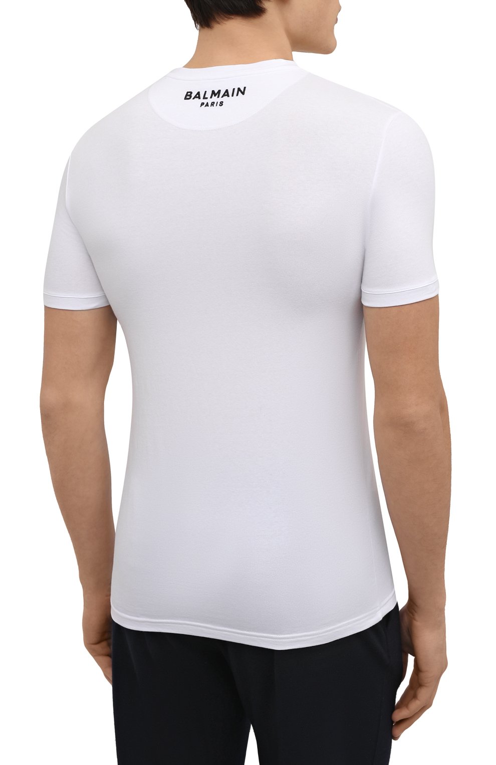 Хлопковая футболка BALMAIN, арт. BRM205200, фото 4
