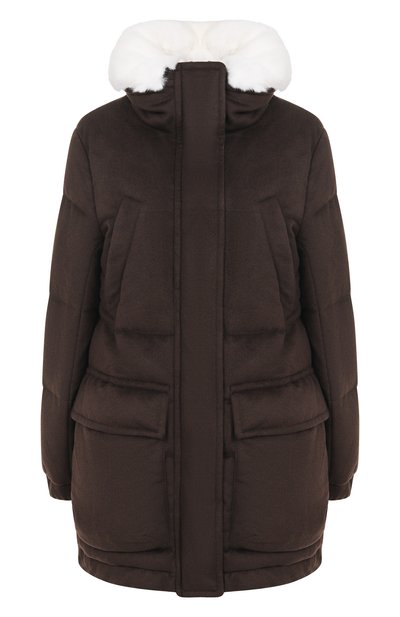 Женский кашемировый пуховик KITON, арт. D58609K0583G01