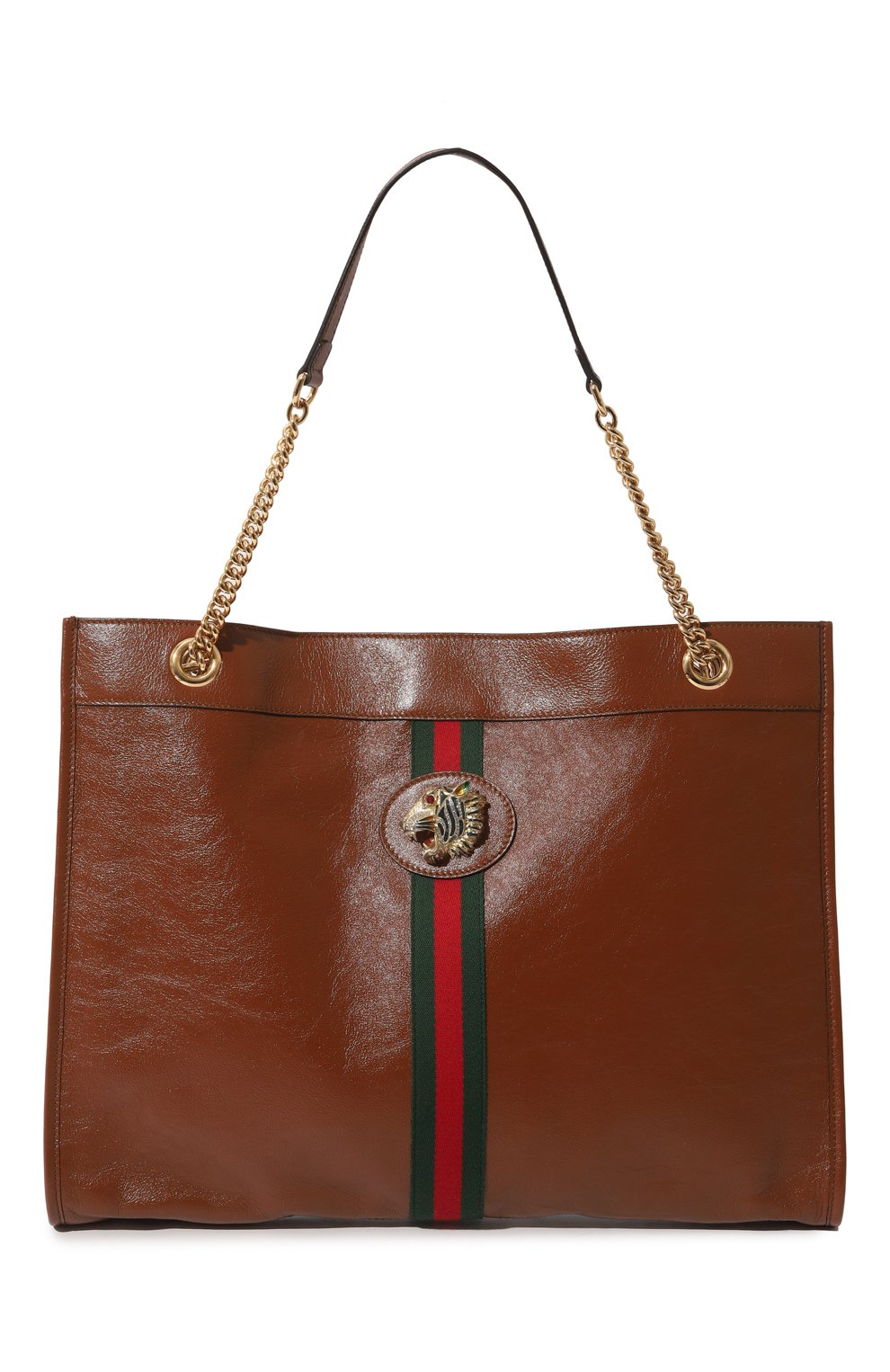 Сумка-тоут rajah large GUCCI коричневого цвета по цене 345600 руб., арт. 537219 0OLHX, фото 1 Сумка-тоут rajah large GUCCI, арт. 537219 0OLHX, фото 1