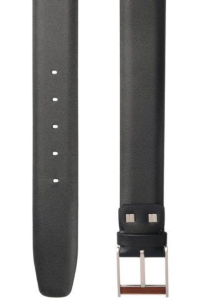 Кожаный ремень ZILLI темно-синего цвета по цене 87100 руб., арт. MJL-CLAQE-01030/0057/115-120, фото 2 Кожаный ремень ZILLI, арт. MJL-CLAQE-01030/0057/115-120, фото 2