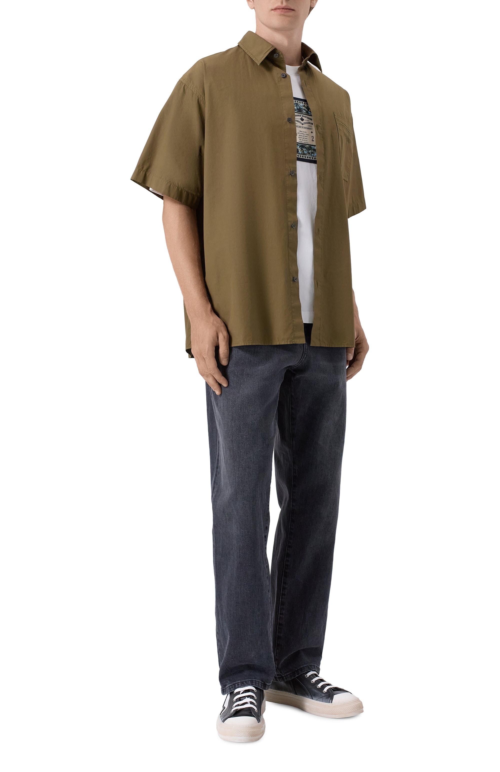 Хлопковая рубашка ICEBERG, арт. G080/0032, фото 2