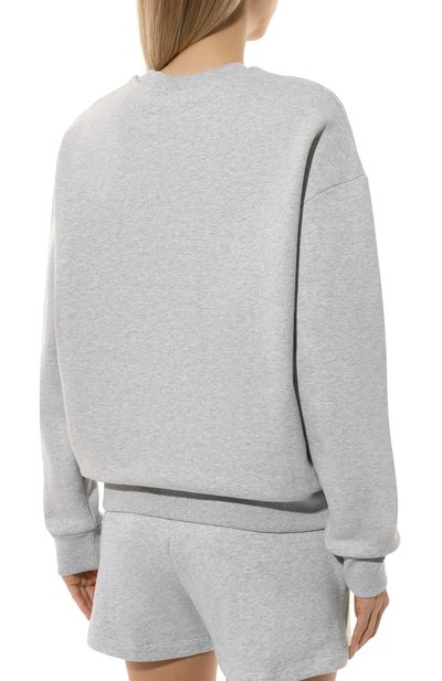 Хлопковый свитшот PANGAIA серого цвета по цене 14650 руб., арт. 10000299, фото 4 Хлопковый свитшот PANGAIA, арт. 10000299, фото 4