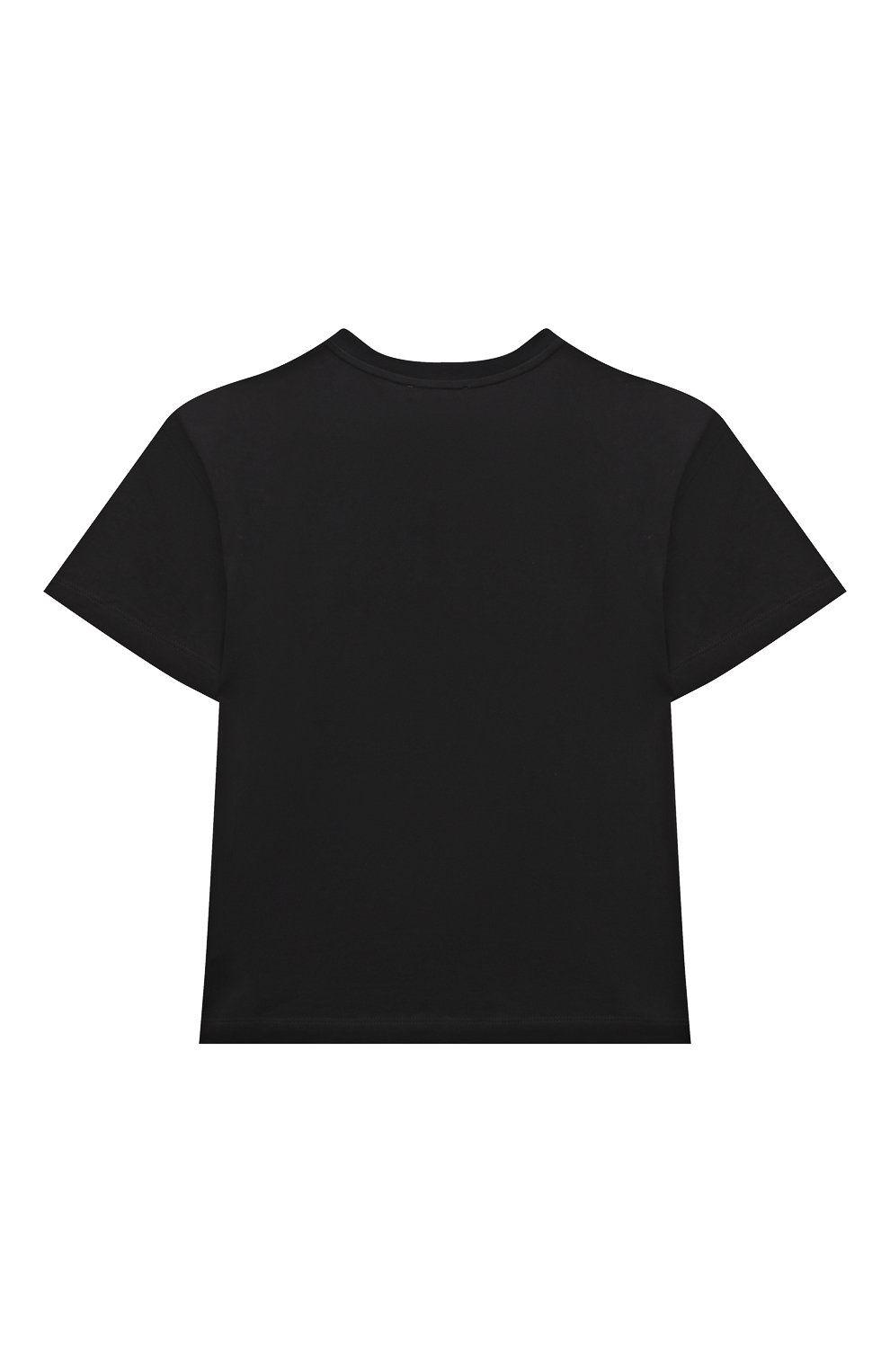 Хлопковая футболка DOLCE & GABBANA черного цвета по цене 23900 руб., арт. L5JTNM/G7N0U, фото 2 Хлопковая футболка DOLCE & GABBANA, арт. L5JTNM/G7N0U, фото 2