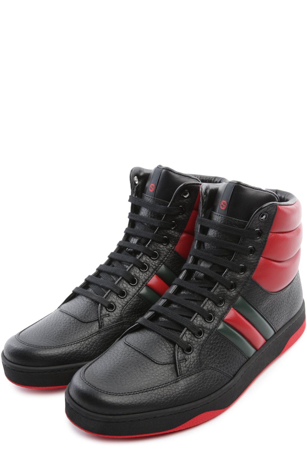 Кеды GUCCI черного цвета по цене 52800 руб., арт. 368494/DEF30, фото 2 Кеды GUCCI, арт. 368494/DEF30, фото 2