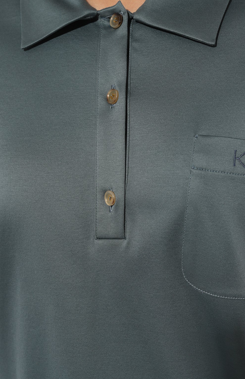 Хлопковое поло KITON, арт. D58440H0805116, фото 5