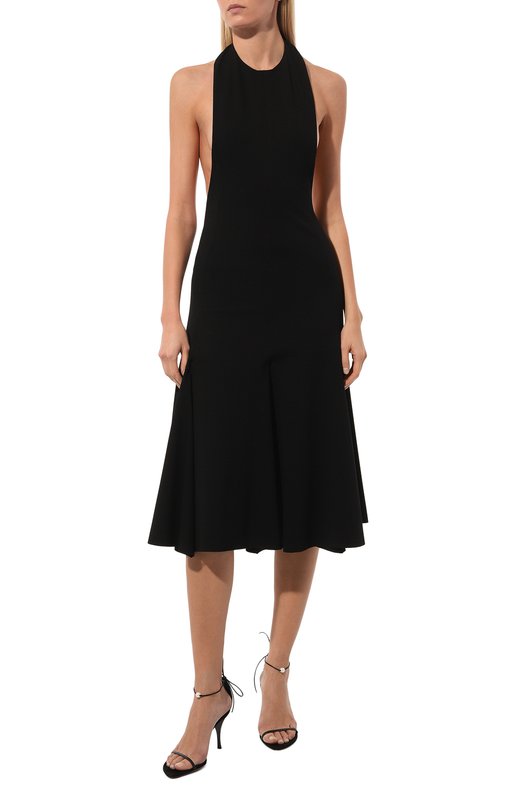 Платье из вискозы Jacquemus 24H243DR183/1667 Чёрный  24H243DR183/1667 Фото 3