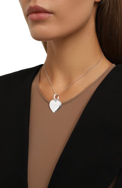 Подвеска на цепочке LEVASHOVAELAGINA серебряного цвета по цене 17000 руб., арт. idgaf/n, фото 2 Подвеска на цепочке LEVASHOVAELAGINA, арт. idgaf/n, фото 2