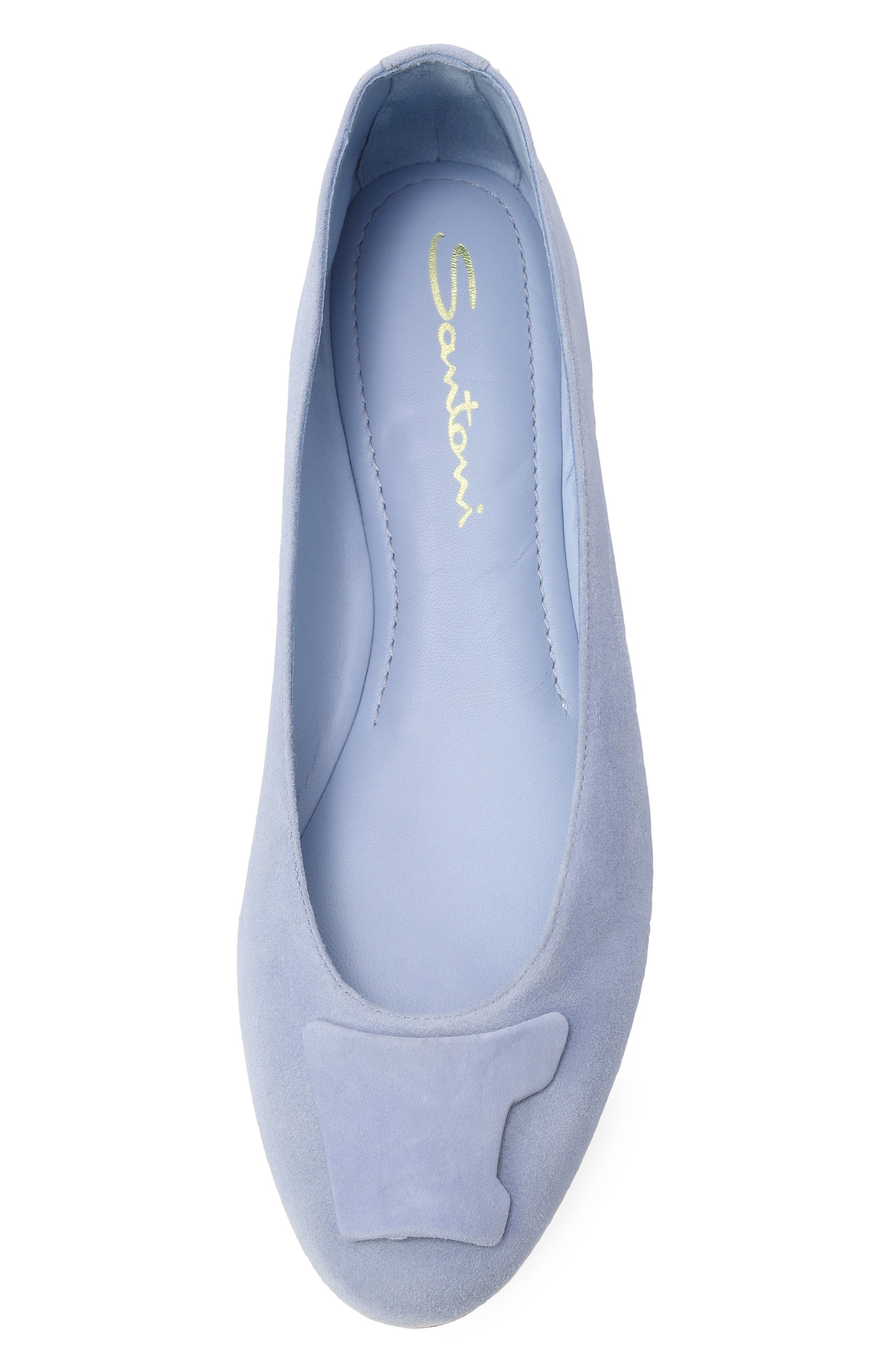 Замшевые балетки SANTONI, арт. WAAG71441KA1TMGD, фото 6