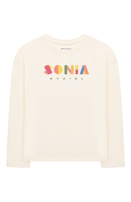 Хлопковый лонгслив SONIA RYKIEL ENFANT, арт. 21W1TS19