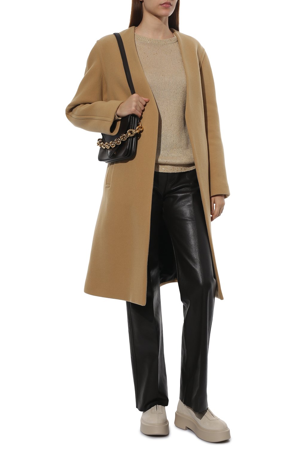 Свитер из смеси льна и шелка BRUNELLO CUCINELLI, арт. M10550200, фото 2