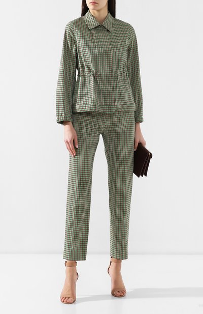 Жакет из вискозы и хлопка DRIES VAN NOTEN зеленого цвета по цене 52100 руб., арт. 191-30508-7034, фото 2 Жакет из вискозы и хлопка DRIES VAN NOTEN, арт. 191-30508-7034, фото 2