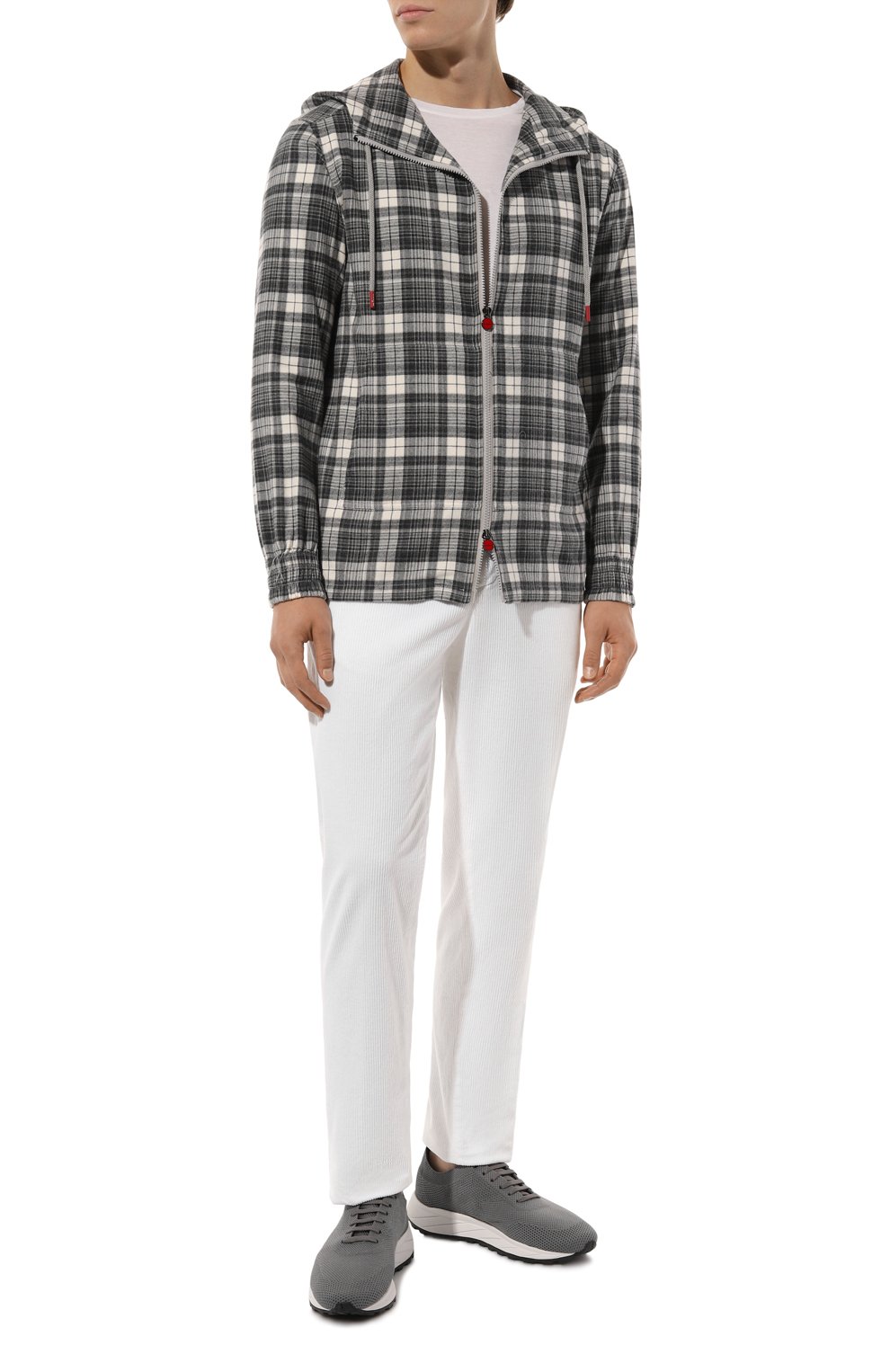 Текстильные кроссовки KITON, арт. USSA200N0110010, фото 2