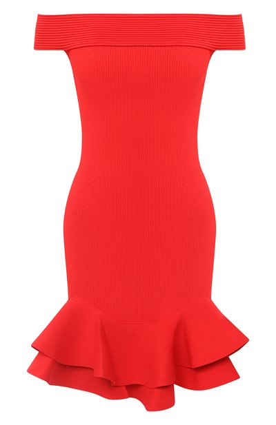 Женское платье из вискозы ALEXANDER MCQUEEN, арт. 633641/Q1APM